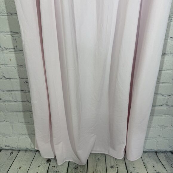 Miss Eileen Nightgown Women Size 1X Pink Mid Length Soft Floral Embroidered - Picture 9 of 13